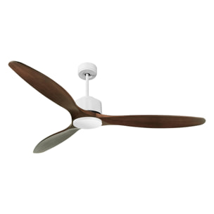 Ventilateur de plafond ø166 cm avec Wifi Réversible Hypersilence 40   W Blanc