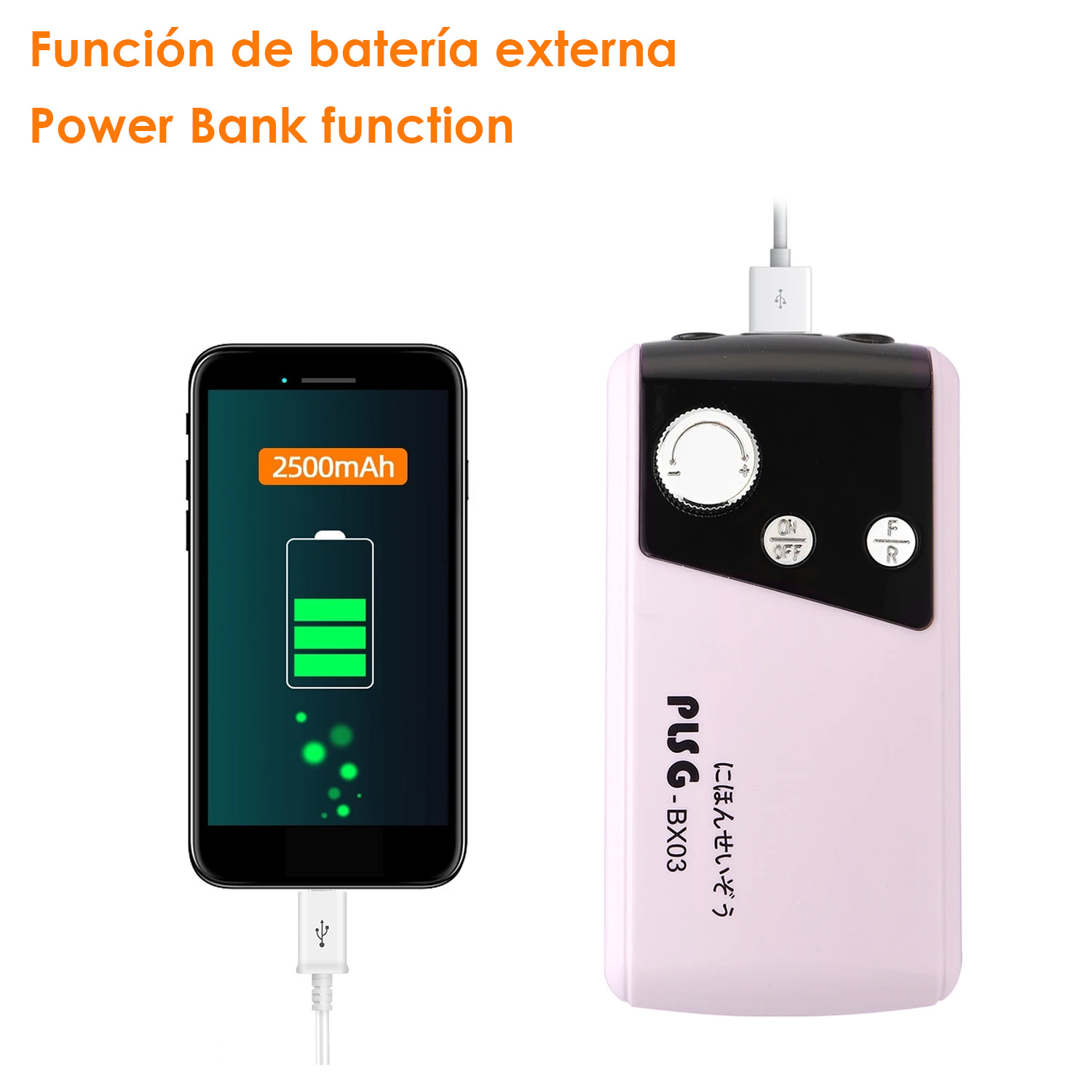 Pulidora de uñas con batería recargable de 2000mAh, hasta 35.000rpm. Velocidad regulable. Incluye 1 cabezal de pulido y lámapara UV de secado.