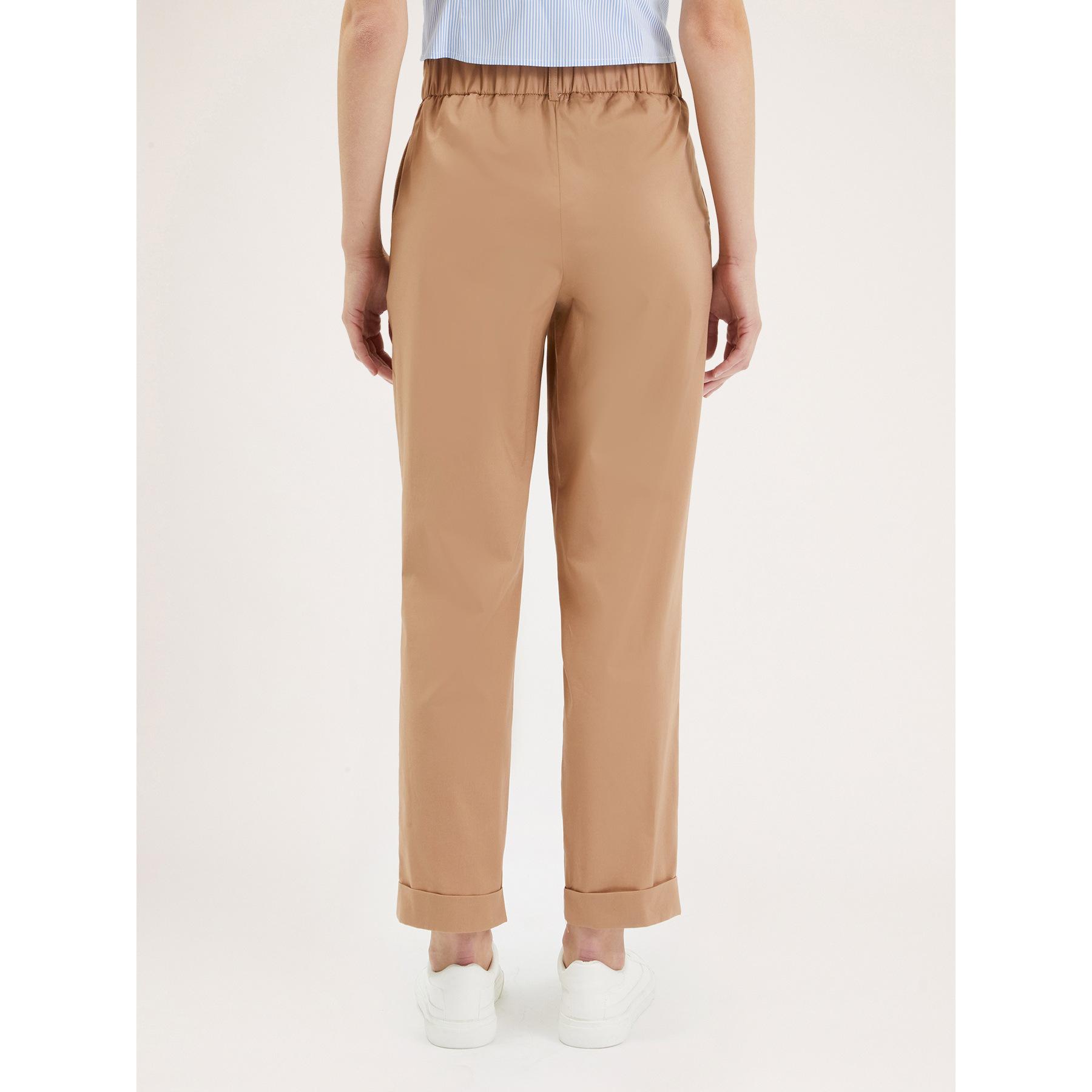 Motivi - Pantaloni baggy in cotone - Beige