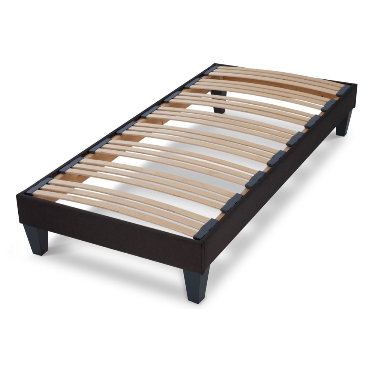 Ensemble Divin 1 place | Matelas ressorts ensaches avec sommier en bois