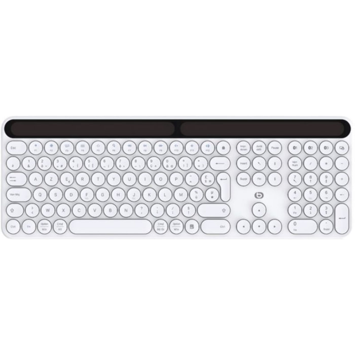 Clavier sans fil ESSENTIELB Solaire SKW Blanc