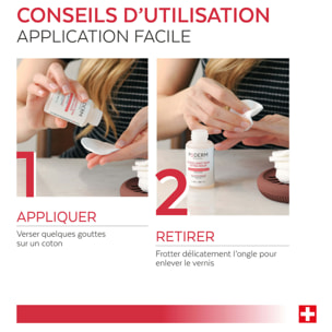 Silicium, Biotine & Kératine - Dissolvant Soin Extra Doux Sans Acétone 50ml