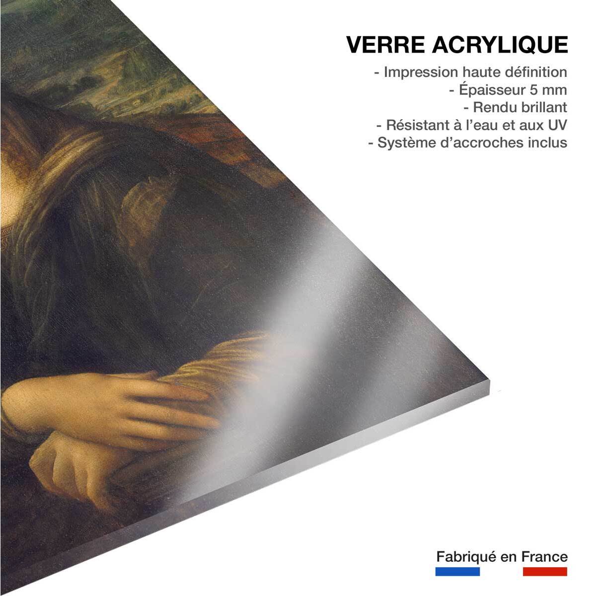 Tableau La joconde par Leonard De Vinci Tableau plexiglas