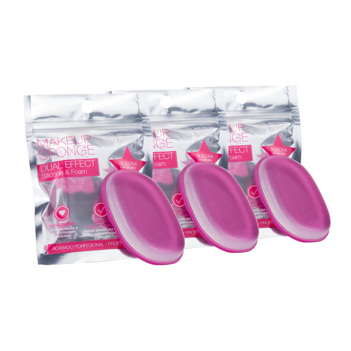 ESPONA MAKE UP BASIC + SILICONE x 3 UNITÃƒÂ€