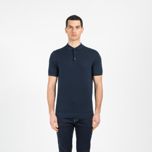 Maglia polo mezza manica in cotone