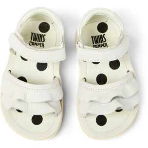 Sandalias - CAMPER Bicho FW Twins - Blanco - Cuero liso