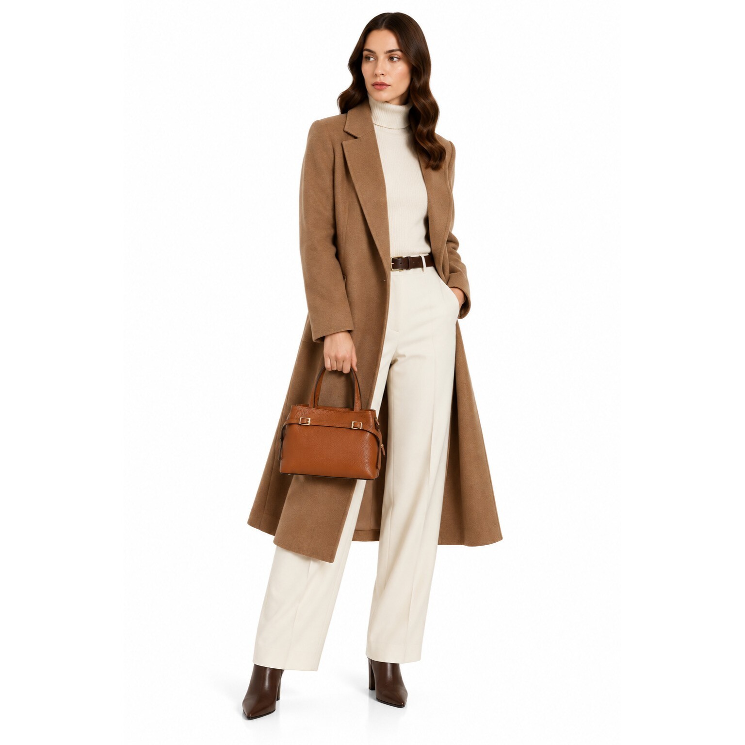 Tote Anna Luchini Cammello