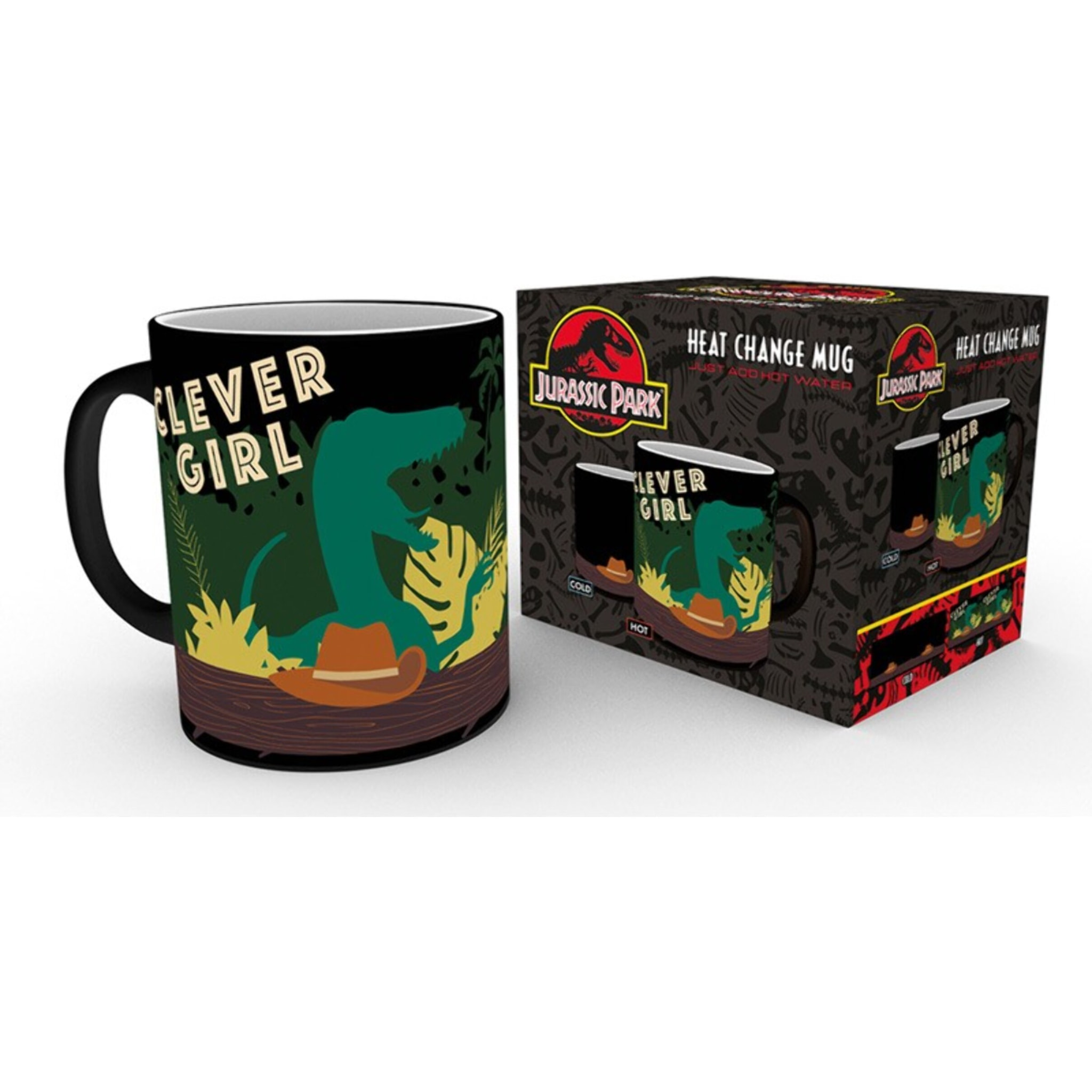 Jurassic Park - Tazza Heatchange - 320ml - Clever Girl - Box