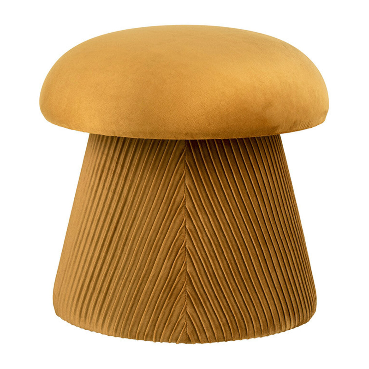 Bobly - pouf - en velours - Ocre