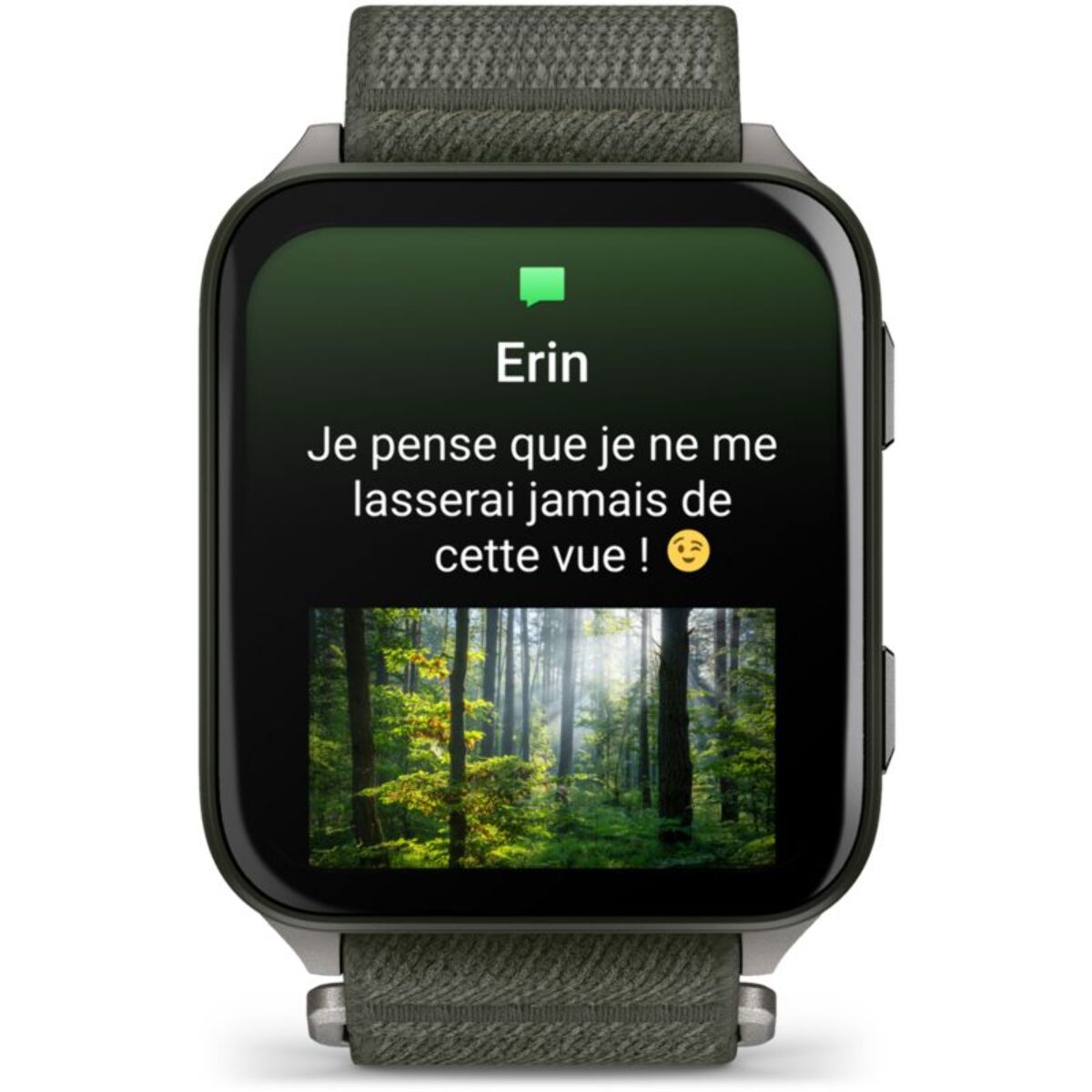 Montre sport GARMIN Venu X1 vert