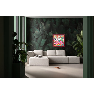 Tableau Frame Love Love 80x80cm Kare Design