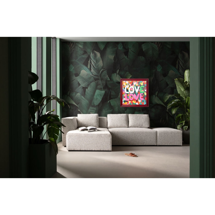 Tableau Frame Love Love 80x80cm Kare Design