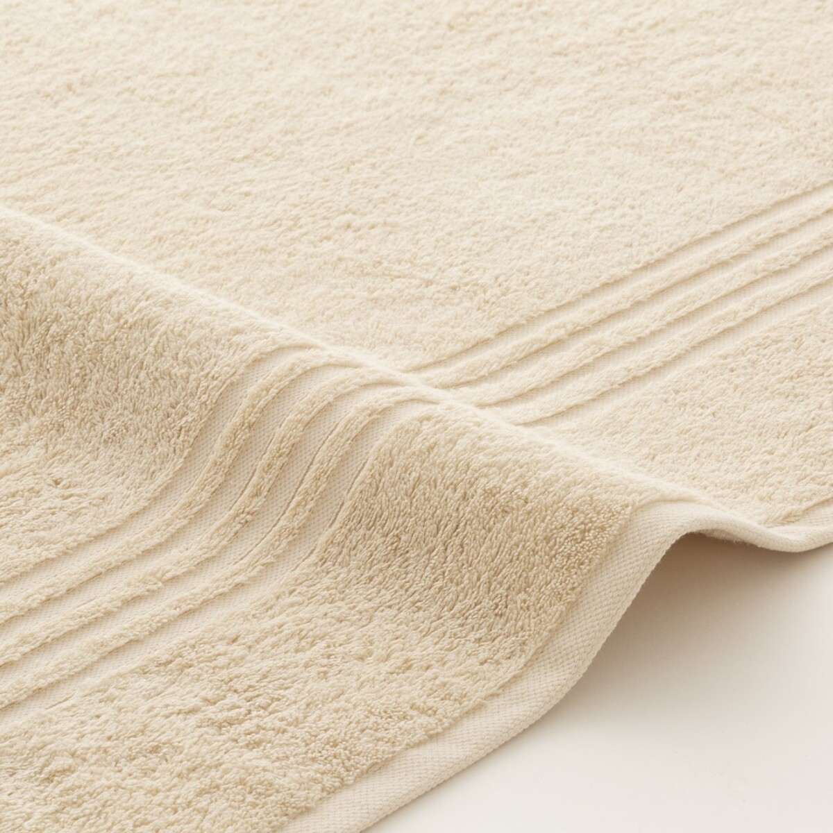Set de serviettes éponge 100% Coton Éponge Peigné - 700 g/m2 BEIGE