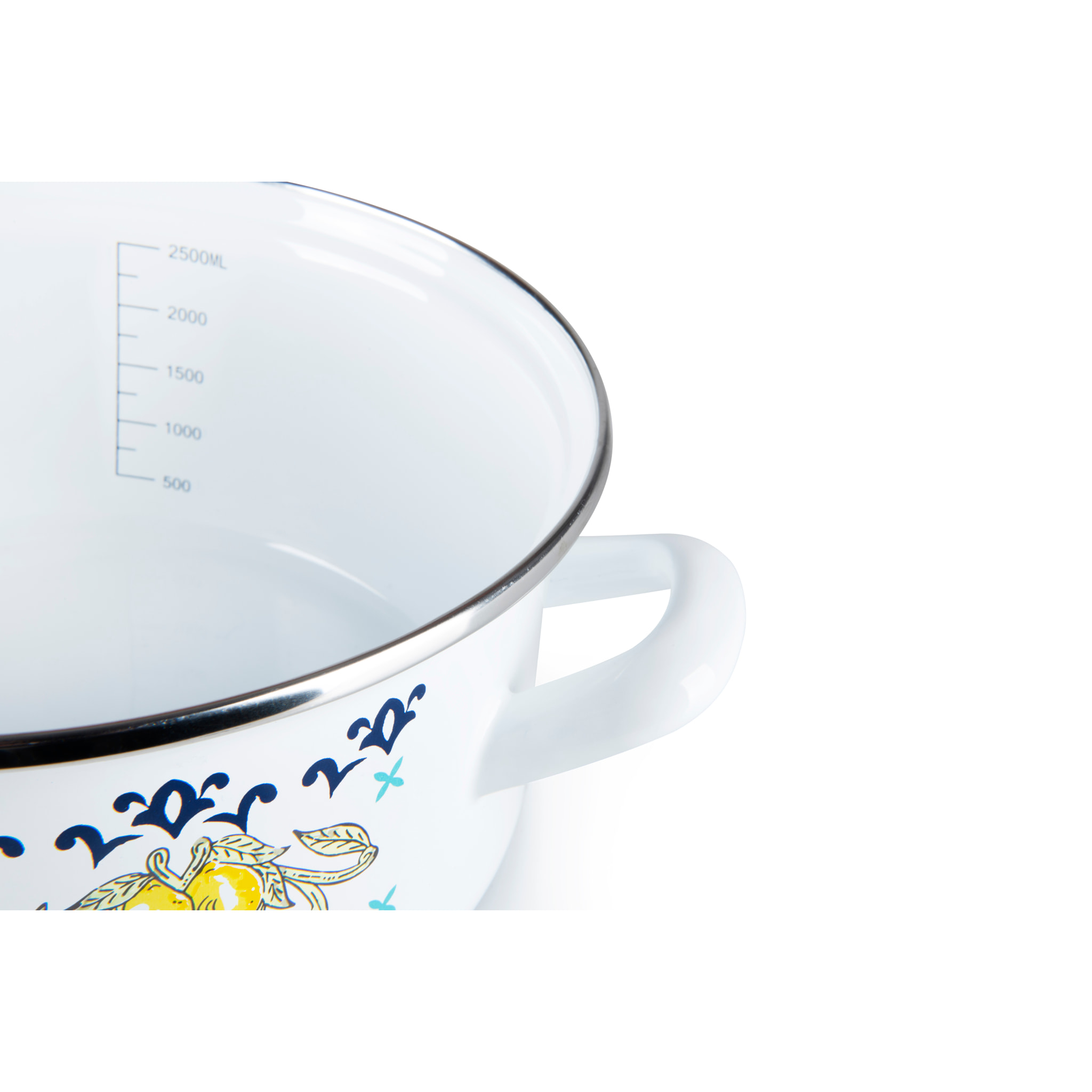 Batterie 7 pièces Excelsa – Amalfi, Acier émaillé Multicolore