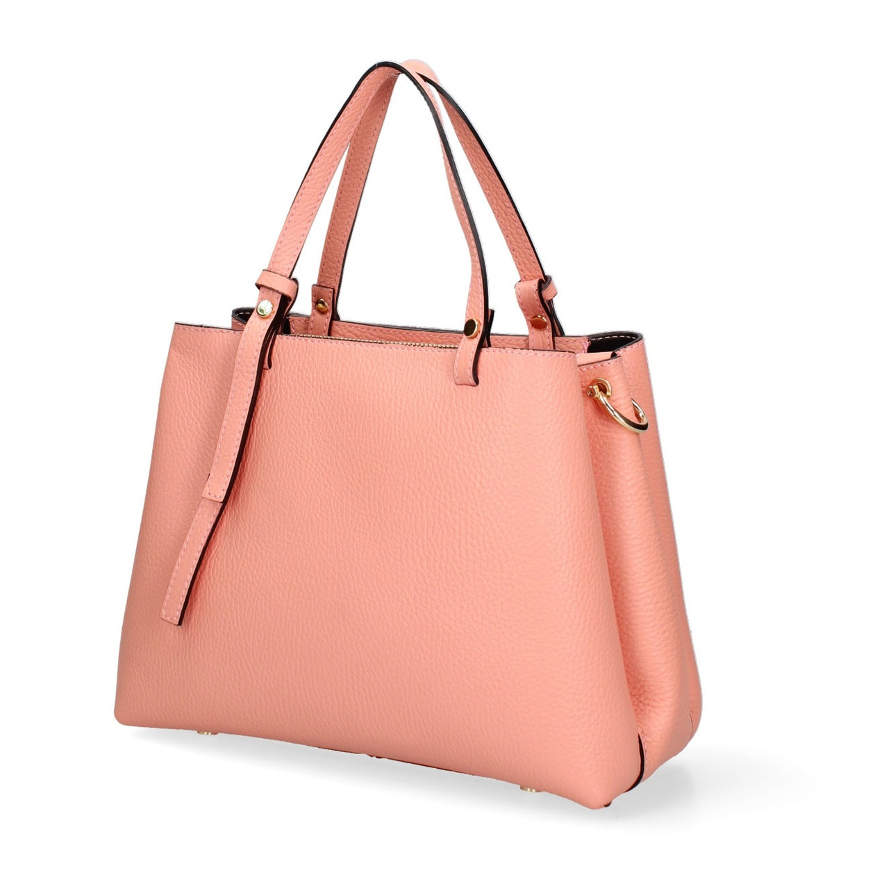 Borsa a mano da donna Made in Italy - Modello Novara Ultra - 100% pelle - 28.0 x 21.0 x 12.0 cm