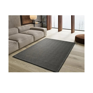 ESPIGA Alfombra lisa lavable en color antracita, varias medidas disponibles