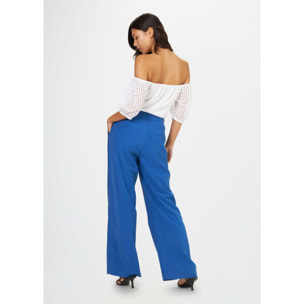 PANTALONE BLU CHIARO CONBIPEL