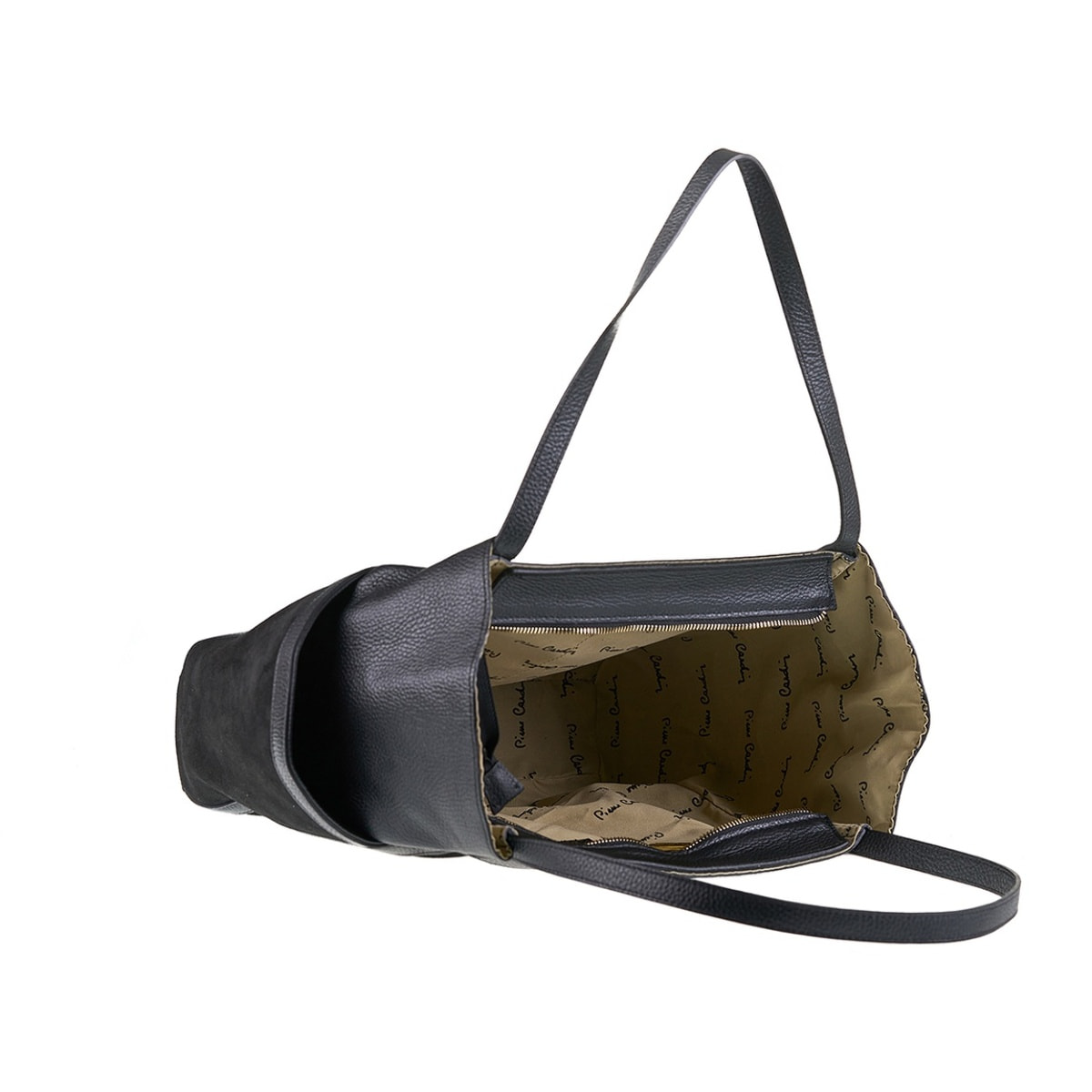 Borsa a spalla da donna Made in Italy - Modello Sereia - 100% pelle - 43.0 x 30.0 x 12.0 cm