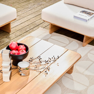 Salon de jardin bois d'acacia 4 places ARMONIA