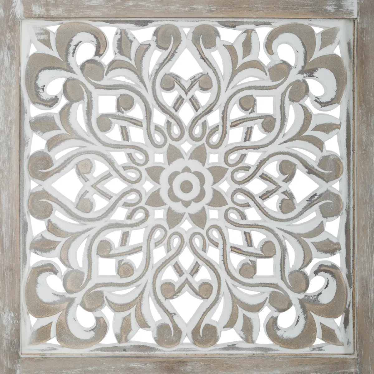 Paravent "Etnik" blanc H170cm