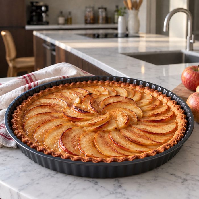 Moule à tarte en acier carbone 32cm AMANDINE