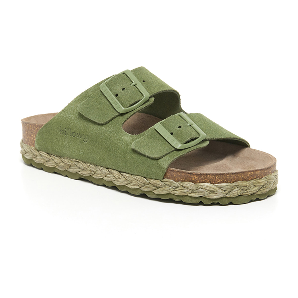 SANDALO CON ZEPPA BILLOWY VERDE