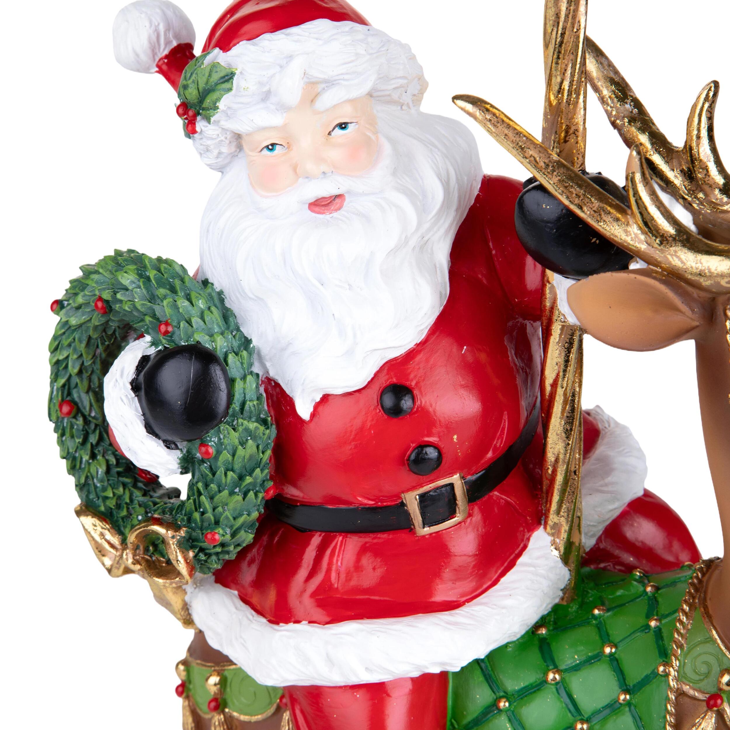 Babbo natale con renna - Pezzi 1 - ROSSO - Bianchi Dino SpA
