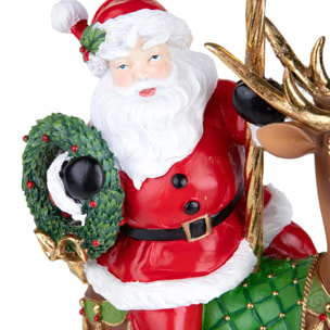 Babbo natale con renna - Pezzi 1 - ROSSO - Bianchi Dino SpA