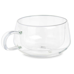 PACK 6 TAZAS BOROSILICATO TE DOBLE pared 280 ML