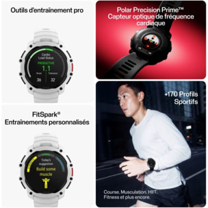 Montre sport POLAR Street X2 Blanche