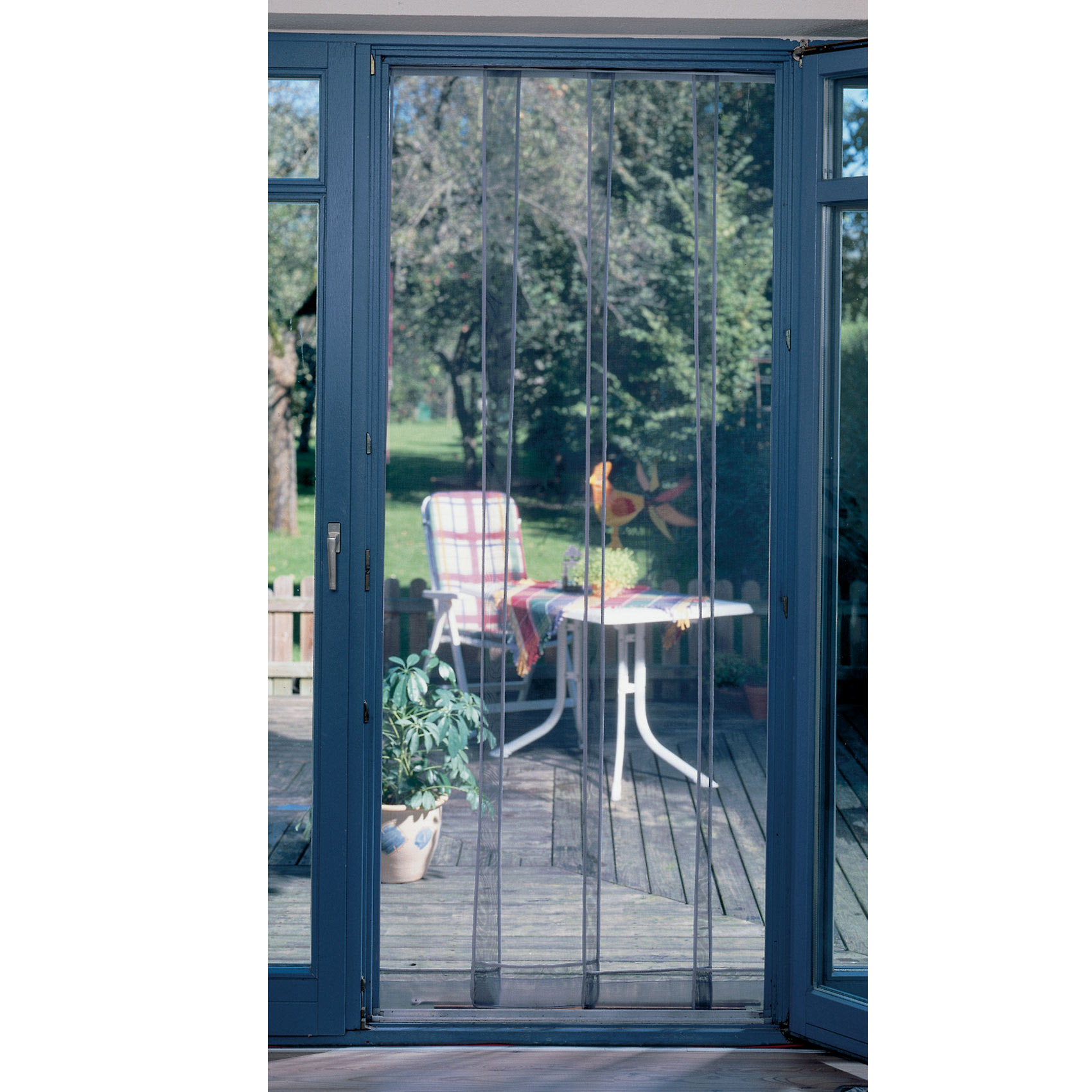 Moustiquaire à 4 bandes - Gris clair