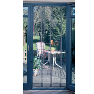 Moustiquaire à 4 bandes - Gris clair