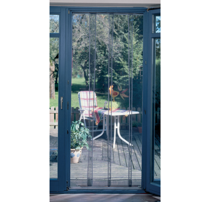 Moustiquaire à 4 bandes - Gris clair