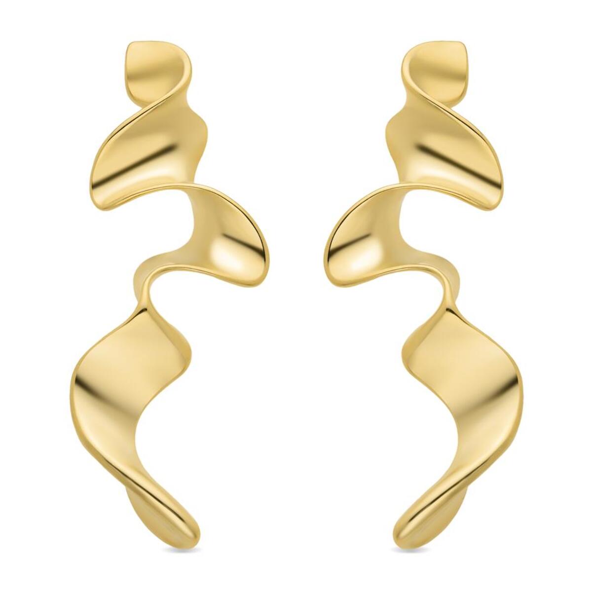 Pendientes acabado oro 18k