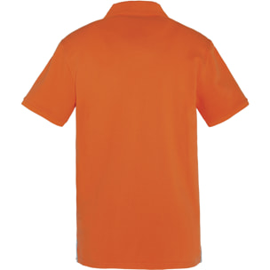 POLO SCHOTT ORANGE/HEATHER GREY