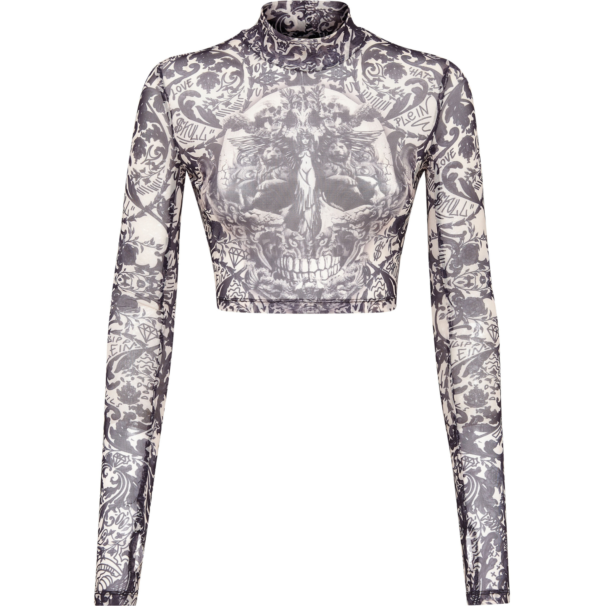 PHILIPP PLEIN Top a maniche lunghe NEW BAROQUE
