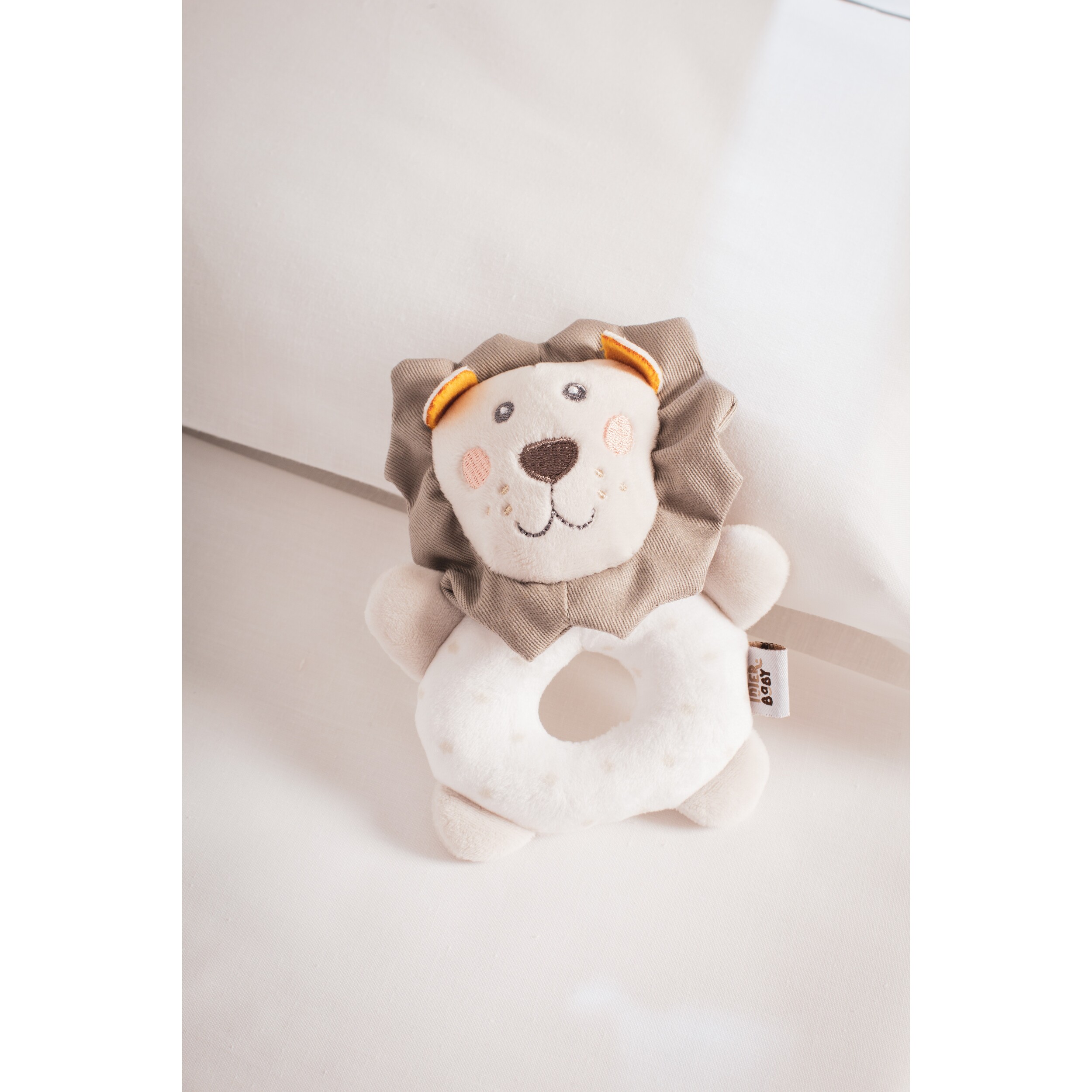 Sonajero Peluche León