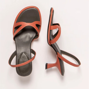 Sandalias S3168 CRISTAL TEJA/ GODELLO color Teja