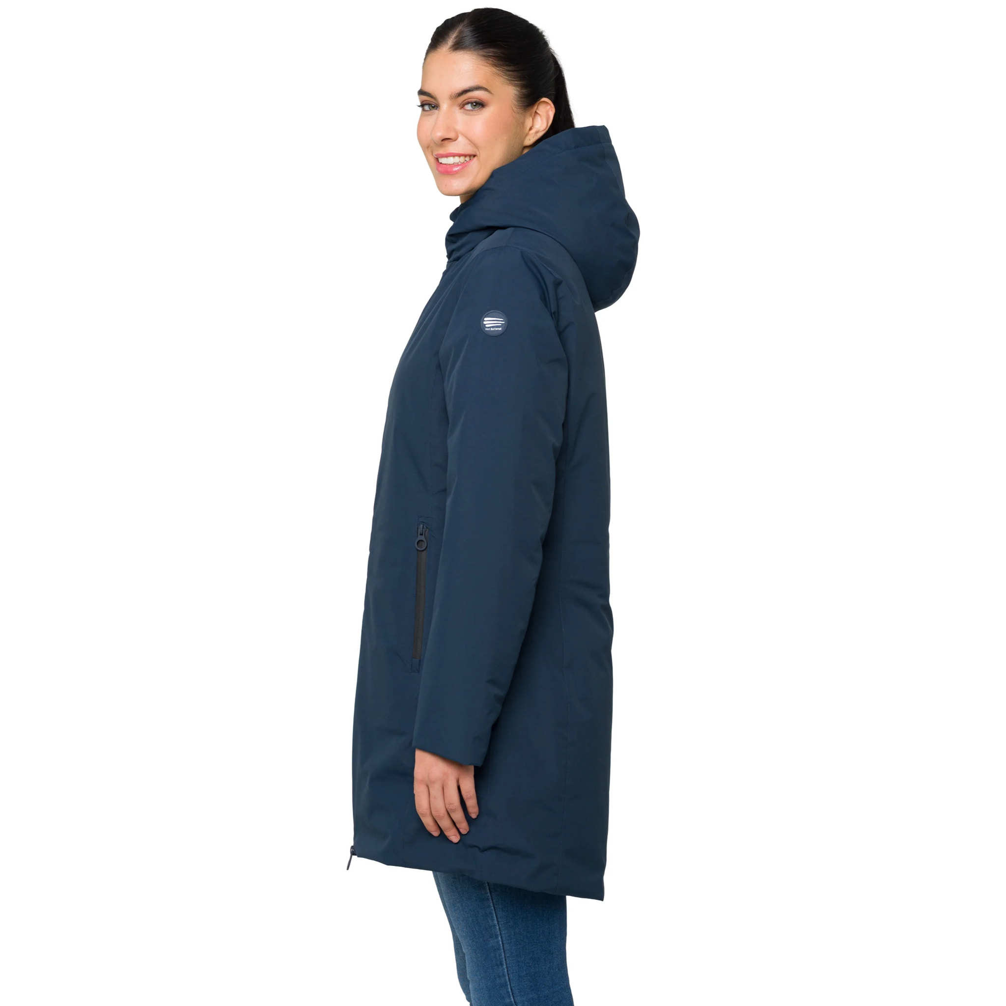 Parka ANOUK imbottito impermeabile blu navy