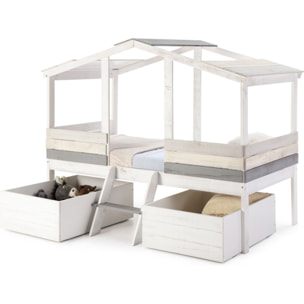 Lot de 2 tiroirs pour lit cabane enfant - MARTIN