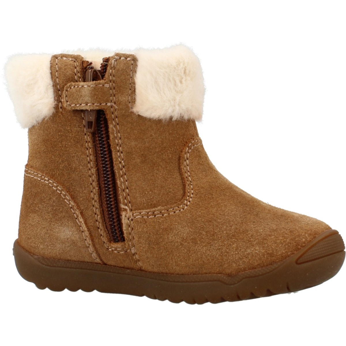 Botines Niña de la marca GEOX  modelo B464PC 00022 MARRON CLARO