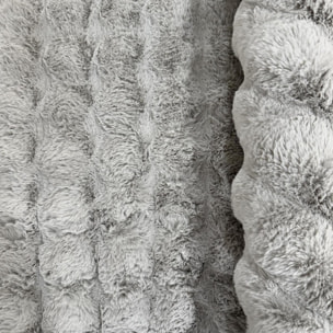 Tapis shaggy, faux uni sobre, poil long shaggy moelleux