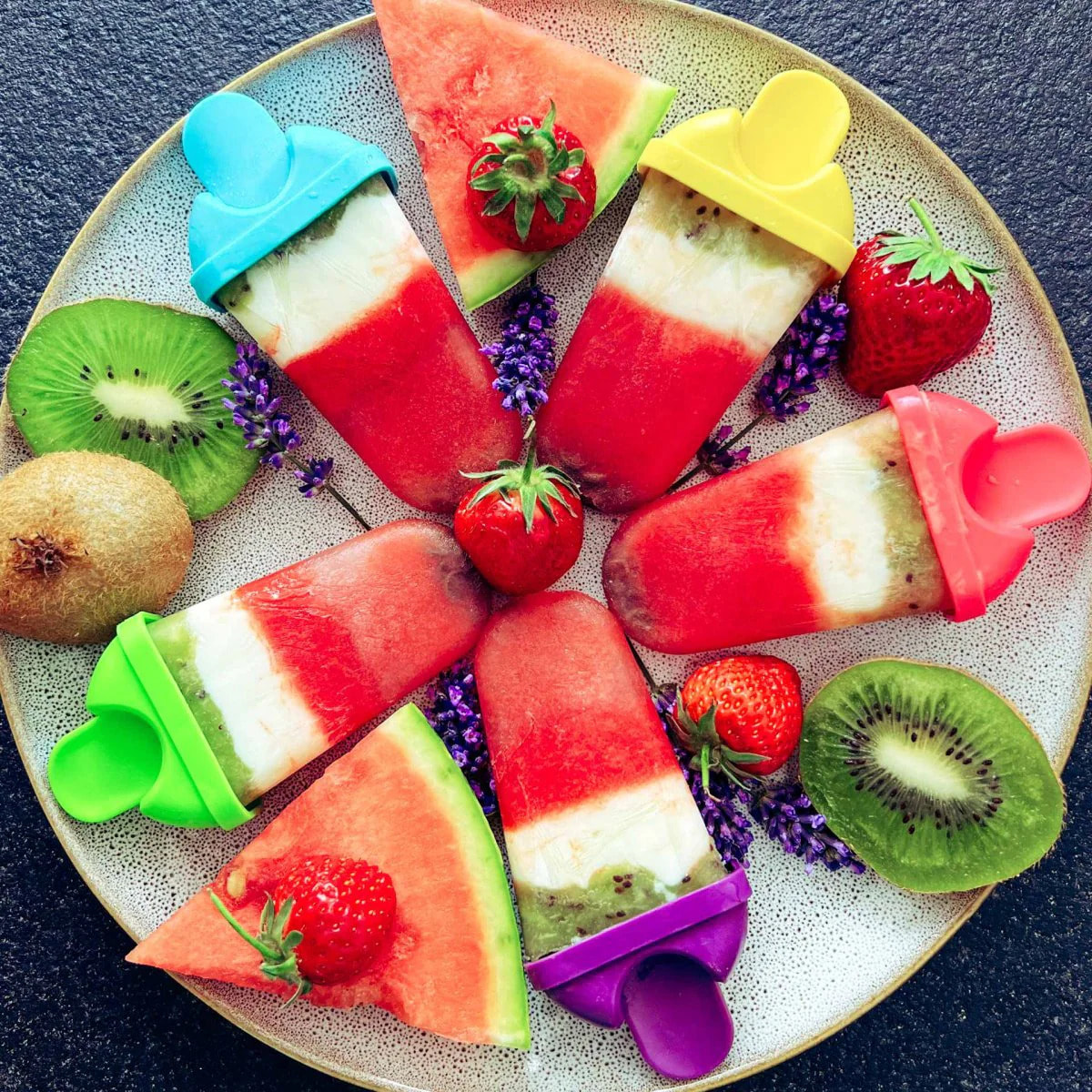 Lot de 5 moules pour glaces à l'eau maison Fackelmann