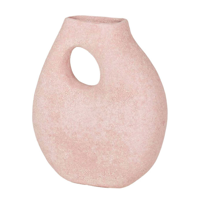 Florero Cerámica Rosa 25x12x30 Cm