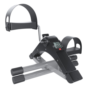 Pedaliera Riabilitazione Mini Cyclette Dispositivo Pieghevole Per Anziani Pedali Antiscivolo Display LCD Esercizio Fitness Da Tavolo Scrivania