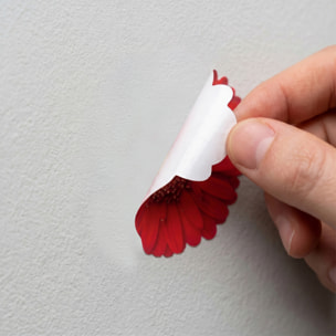 Stickers Muraux décoration adhésifs fleurs en frise