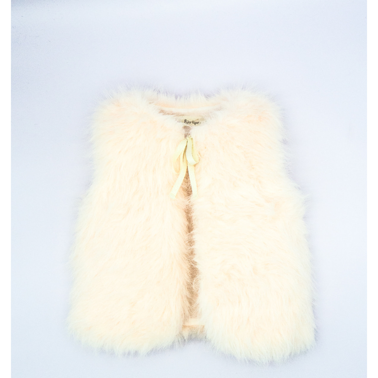 CHALECO PELO LARGO ROSA