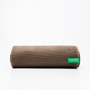 Manta 140X190cm 200GSM 100% algodón marrón tevere Benetton