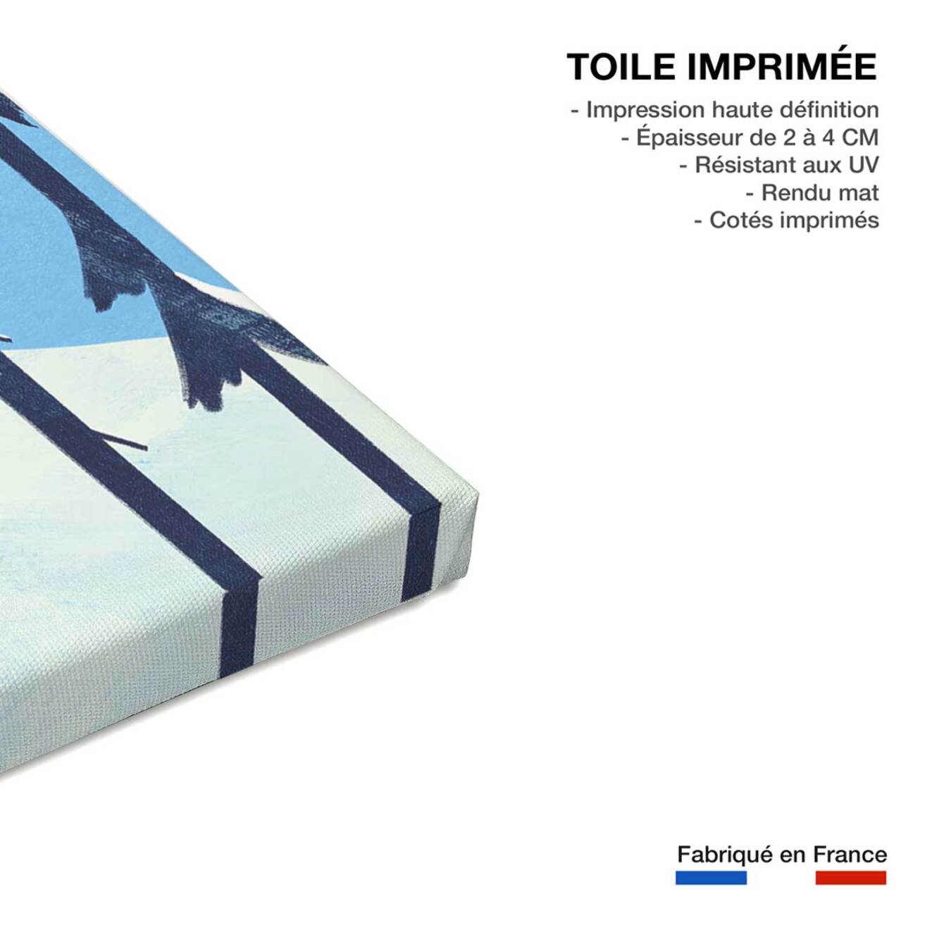 Tableau paysage peuf  Toile imprimée