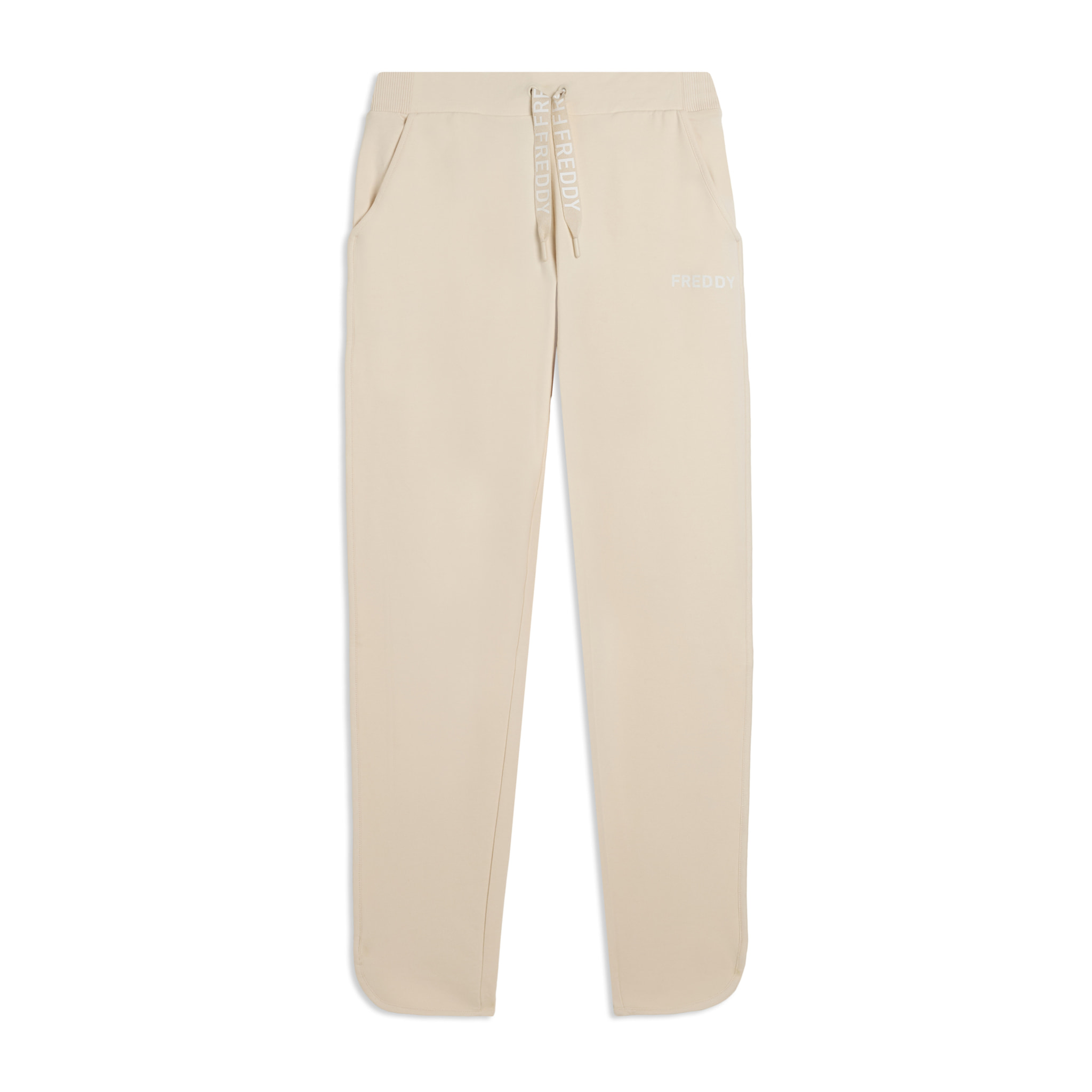 Pantaloni 7/8 con Fondo Stondato e Vita Sagomata